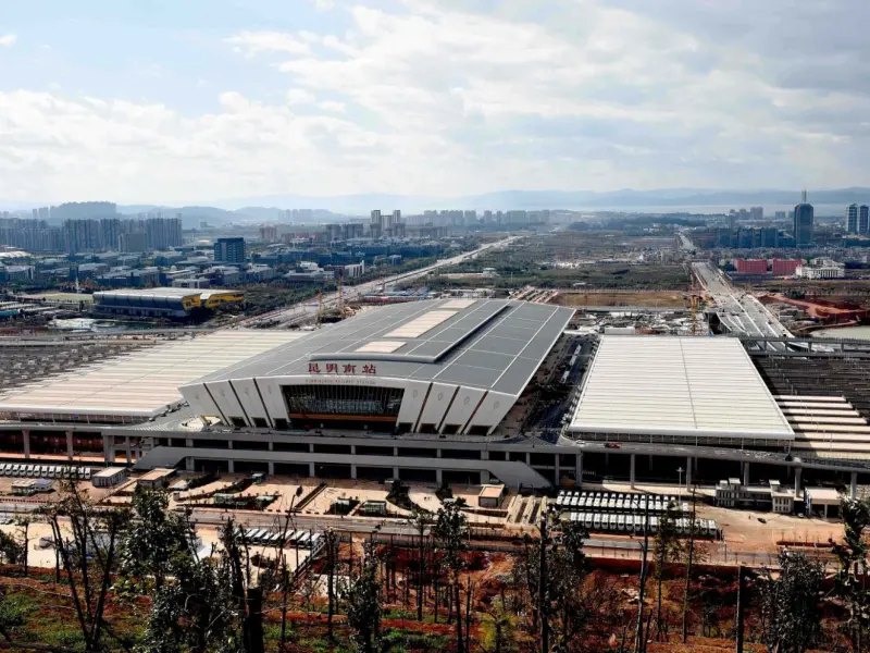 Kunming South Railway Station-Gateway to Southeast Asia and Beyond